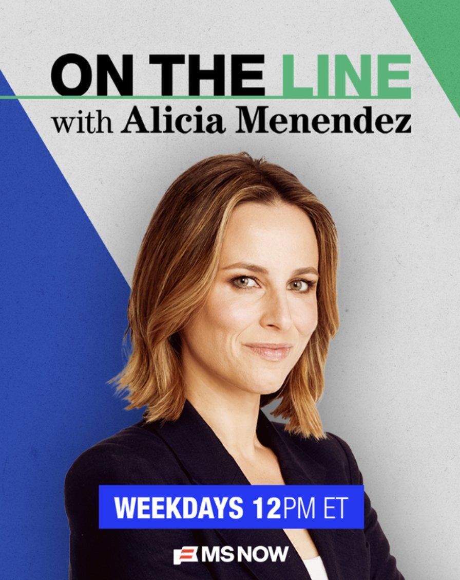 Постер сериала «On the Line with Alicia Menendez»